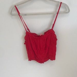 Red Crop Top